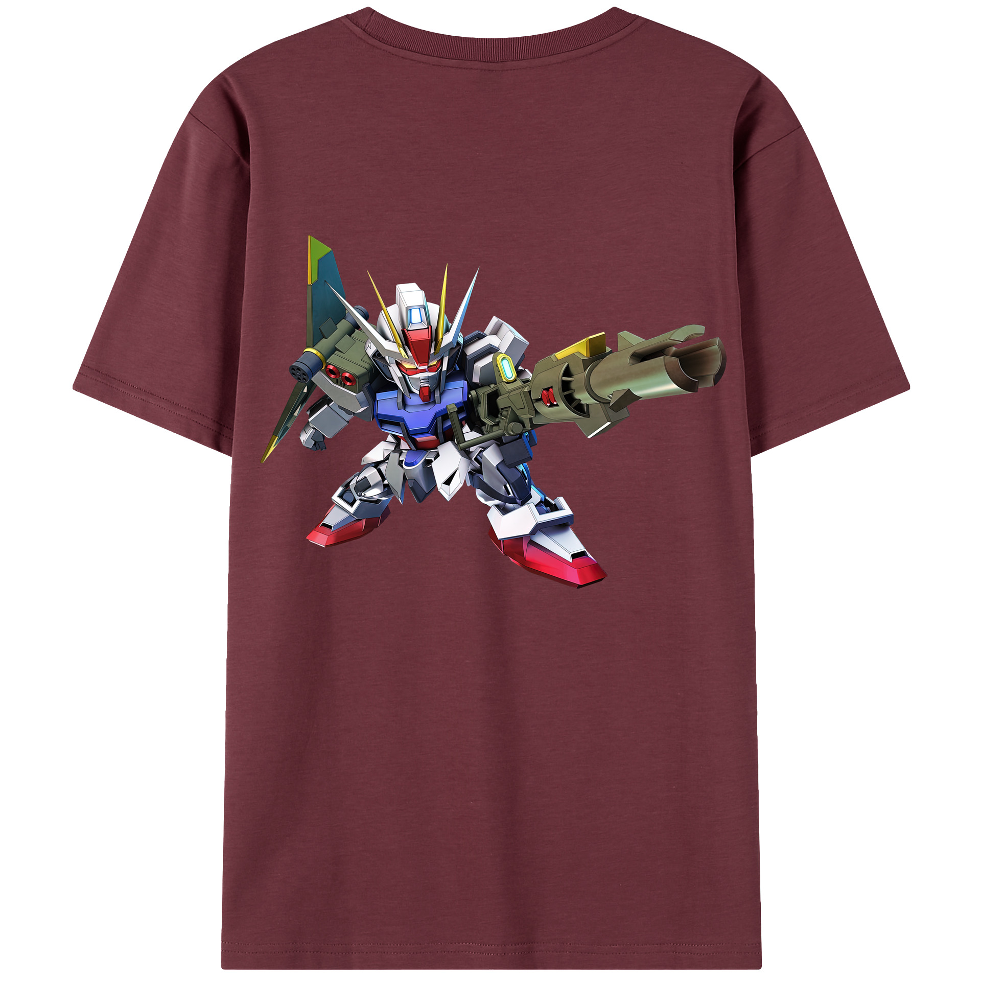 （画像用） 機動戦士ガンダム Mobile Suit Gundam 綿100％半袖Tシャツ（背面プリント）